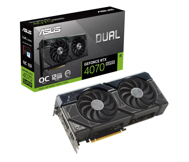 ASUS GeForce RTX 4070 SUPER DUAL OC 12GB GDDR6X - 1211364 - zdjęcie